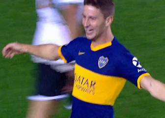 Soldano tras su gol decisivo: 