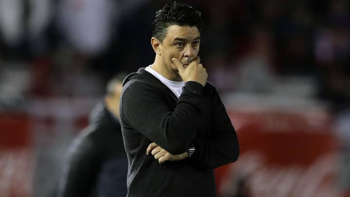 Marcelo Gallardo no solo analizó esta noche el desempeño de su equipo en el partido que disputó ante Cerro Porteño en Asunción.