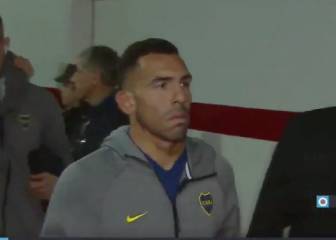 La cara de Tévez al llegar al Monumental lo dijo todo