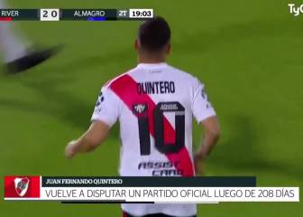 Las mejores jugadas de Quintero en su vuelta a River... ¡Crack!
