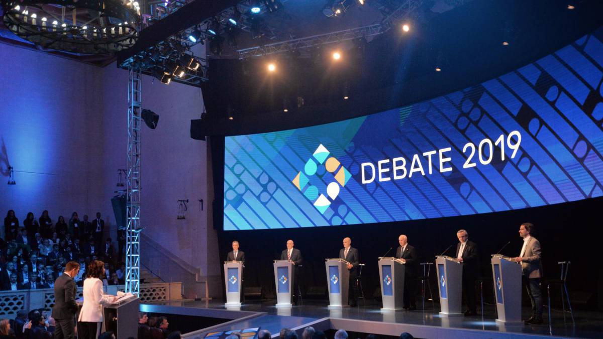 Debate presidencial TV, hora y cómo ver hoy en vivo en Argentina AS