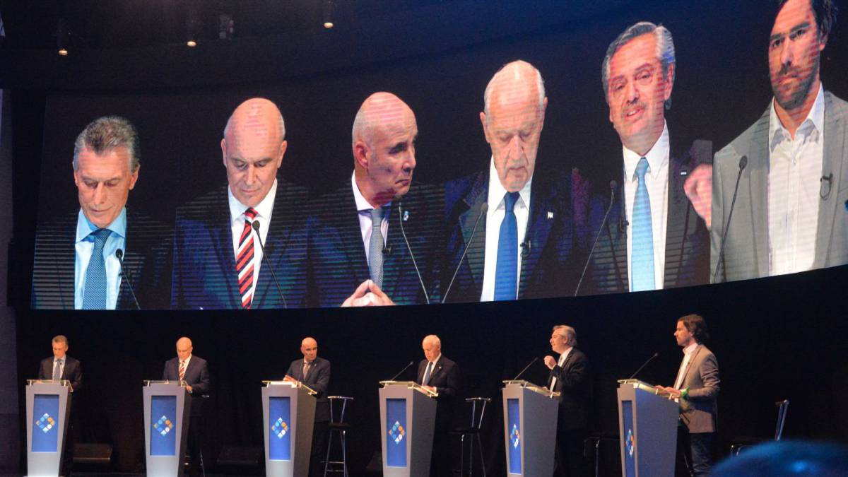 Segundo debate presidencial los candidatos en Buenos Aires AS Argentina
