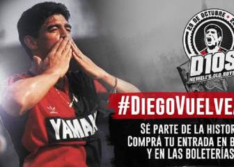 Locura en Rosario para ver el regreso de Maradona al Parque