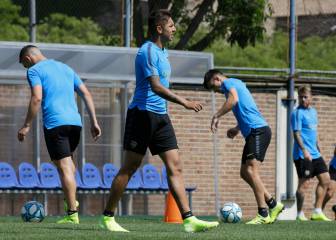 Sin los convocados, Boca volvió al trabajo pensando en Unión
