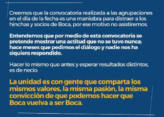 Beraldi tampoco irá a la reunión de Angelici
