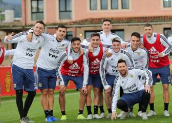 Argentina entrena con Messi por última vez en Mallorca