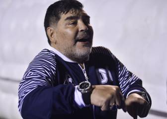 Maradona: “Seguro que me quedo hasta junio en Gimnasia”