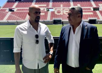 Tapia quedó “impresionado” por el nuevo estadio del Pincha
