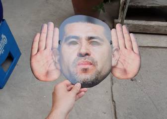 Los hinchas no pueden ingresar con caretas de Riquelme