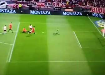 Con fortuna: así fue el gol de Scocco para abrir la final