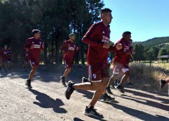 River se entrenó en San Martín de los Andes aún sin Quintero