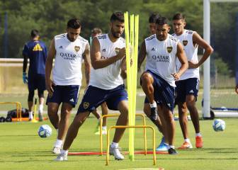 Los dos equipos que probó Russo en la práctica de Boca