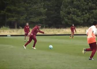 ¡Dejen paso que viene el Muñeco! Golazo de Gallardo en la práctica