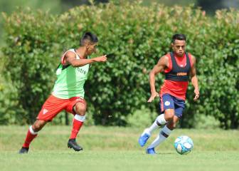 Los titulares de San Lorenzo se probaron con Los Andes