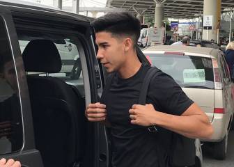 Pol Fernández arribó a la Argentina para firmar con Boca