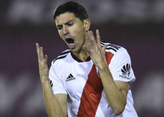 Nacho Fernández llegó al límite de amarillas ante el Rojo