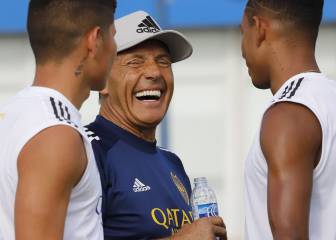 El once que probó Russo para el choque ante Independiente