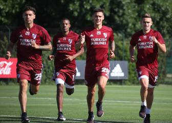 De La Cruz se entrenó a la par
