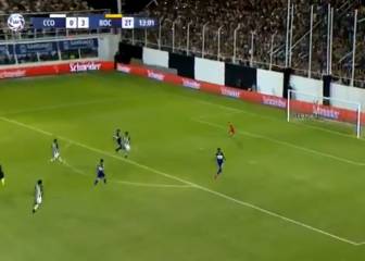 Villa en offside hizo el cuarto de Boca tras un gran contraataque