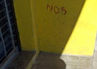Un hombre intentó robar en Rosario, se cortó y ¡escribió 'NOB' en la pared con su sangre!