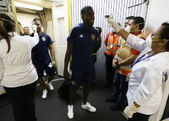 Boca llegó a Venezuela y tuvo controles por el coronavirus