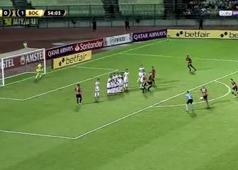 El golazo de Hernández que sorprendió a Boca en Caracas