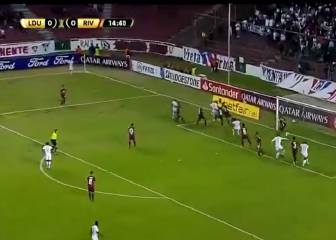 Mazazo para River en la pelota parada con el gol de Guerra