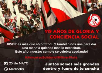 River se prepara para un aniversario solidario