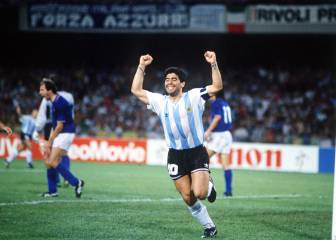Maradona, a 30 años del Mundial de Italia 90: 