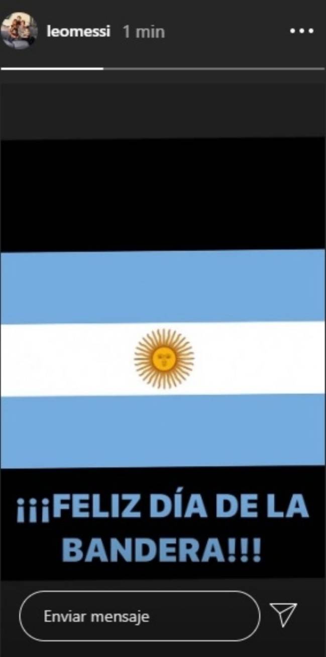 Dia De La Bandera En Argentina Los Saludos De Messi Y Maradona En Redes Sociales As Argentina