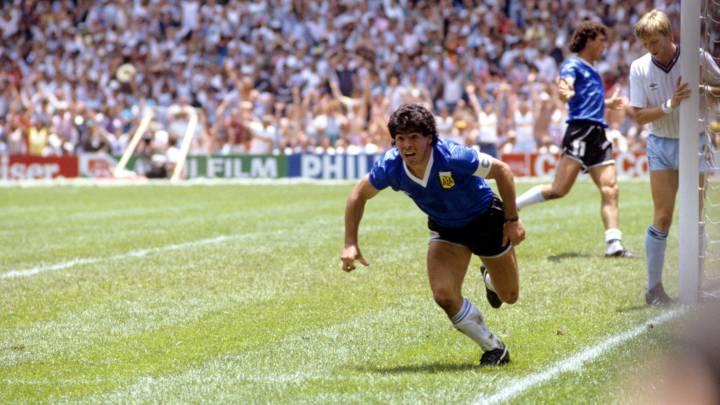 El mensaje de Diego Maradona a 34 años del "Gol del Siglo" a Inglaterra -  AS Argentina