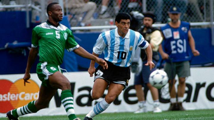 A 26 años del último partido de Maradona con Argentina ...