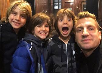 Maxi López se reencontró con sus hijos después de ocho meses: 