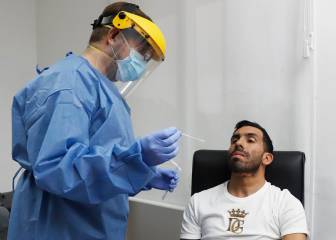 Así llegaban los jugadores de Boca al predio de Ezeiza