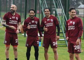 River se sigue entrenando en doble turno sin Quintero