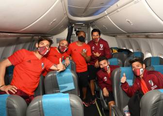 River se entrenó, viajó a Lima y Gallardo repetiría el equipo