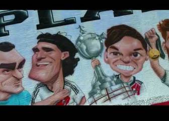 River presentó un nuevo telón en el Día del Hincha