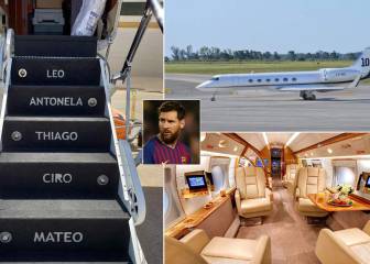 El avión de Messi que transporta a Suárez, Dybala, Ocampos...