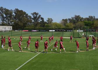 Gallardo prepara el equipo para el amistoso ante Newell's