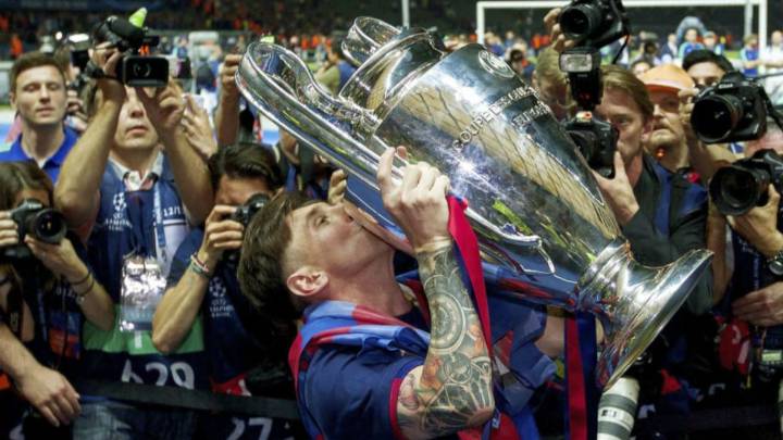 Champions leo messi