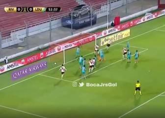 El polémico gol de Borré ante Liga, ¿hay fuera de juego?