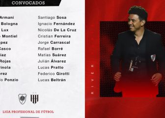 River se entrenó y tiene todo listo para el debut