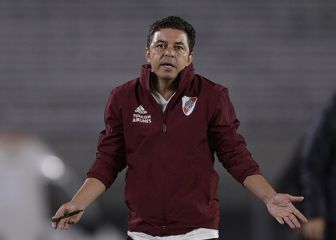 Gallardo, entre Borré y Pratto