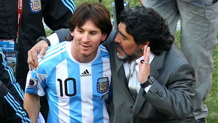 Messi: "Nos deja pero no se va, porque el Diego es eterno"