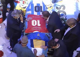 La emotiva despedida de Alberto Fernández a Maradona