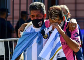 El pueblo argentino llora a Diego