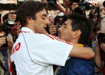 El dolor de Francescoli por Maradona: 