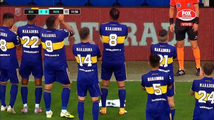 Boca le dedica el gol de Cardona y Dalma Maradona se rompe