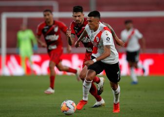 Suárez se fue de la práctica y encendió las alarmas en River