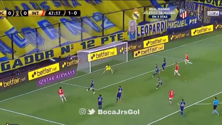 Boca y Fabra sufren: gol en contra del colombiano que pone al Xeneize contra las cuerdas